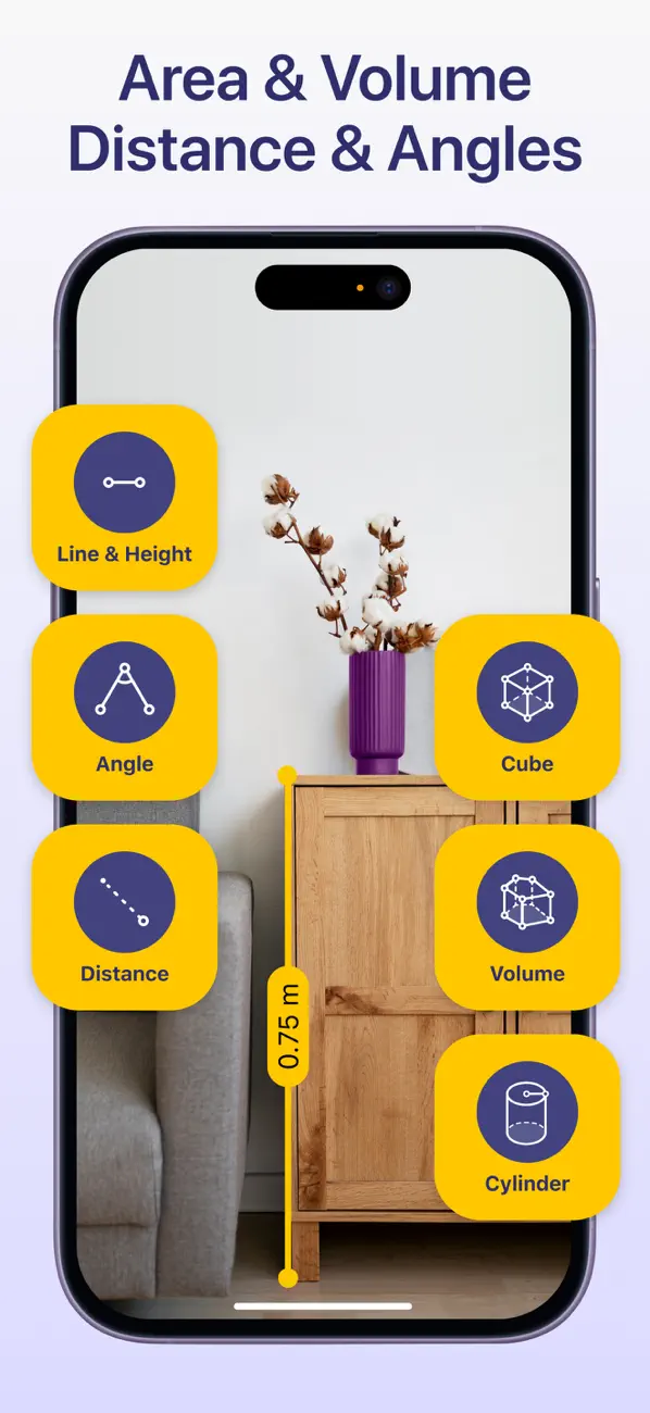 #2. AR Ruler: Digital Tape Measure (iOS) Bởi: Grymala sp. z o.o.