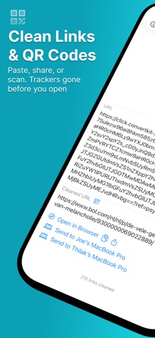 Clean Links: URL Cleaner iPhone screenshot
