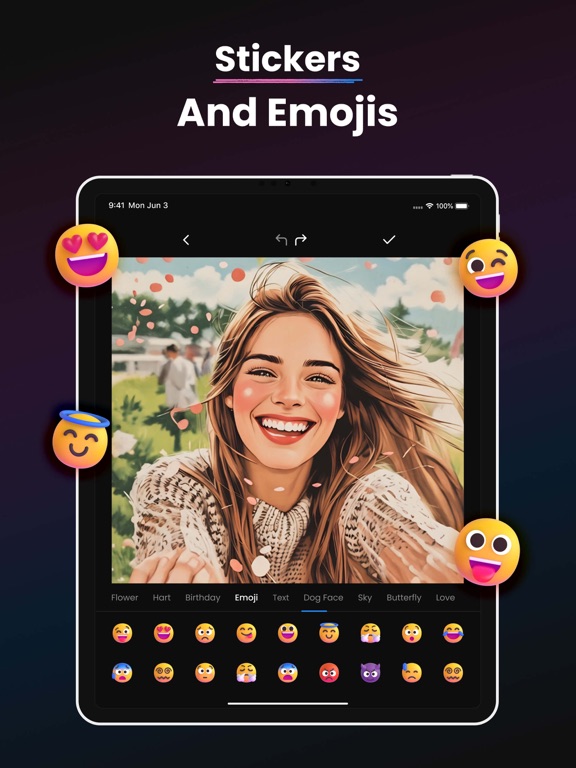 PixGlow: AI Photo Editor iPad screenshot 10 - Photo & Video app