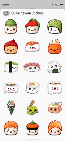 Sushi Kawaii Stickers screenshot