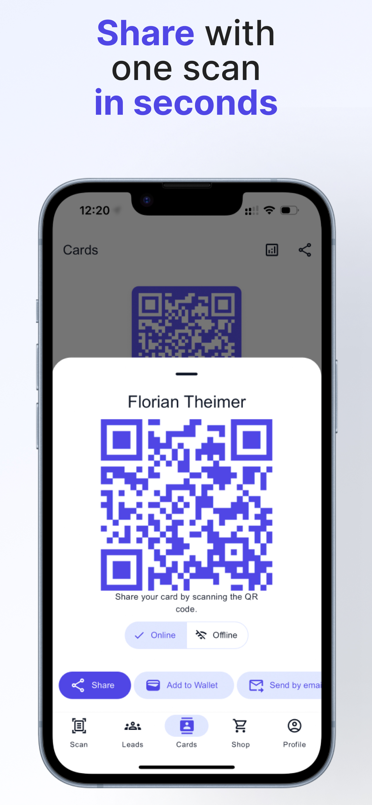 Spreadly Digital Business Card