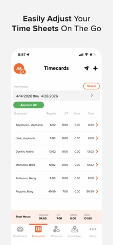 Timecard - Employees Version Screenshot 5