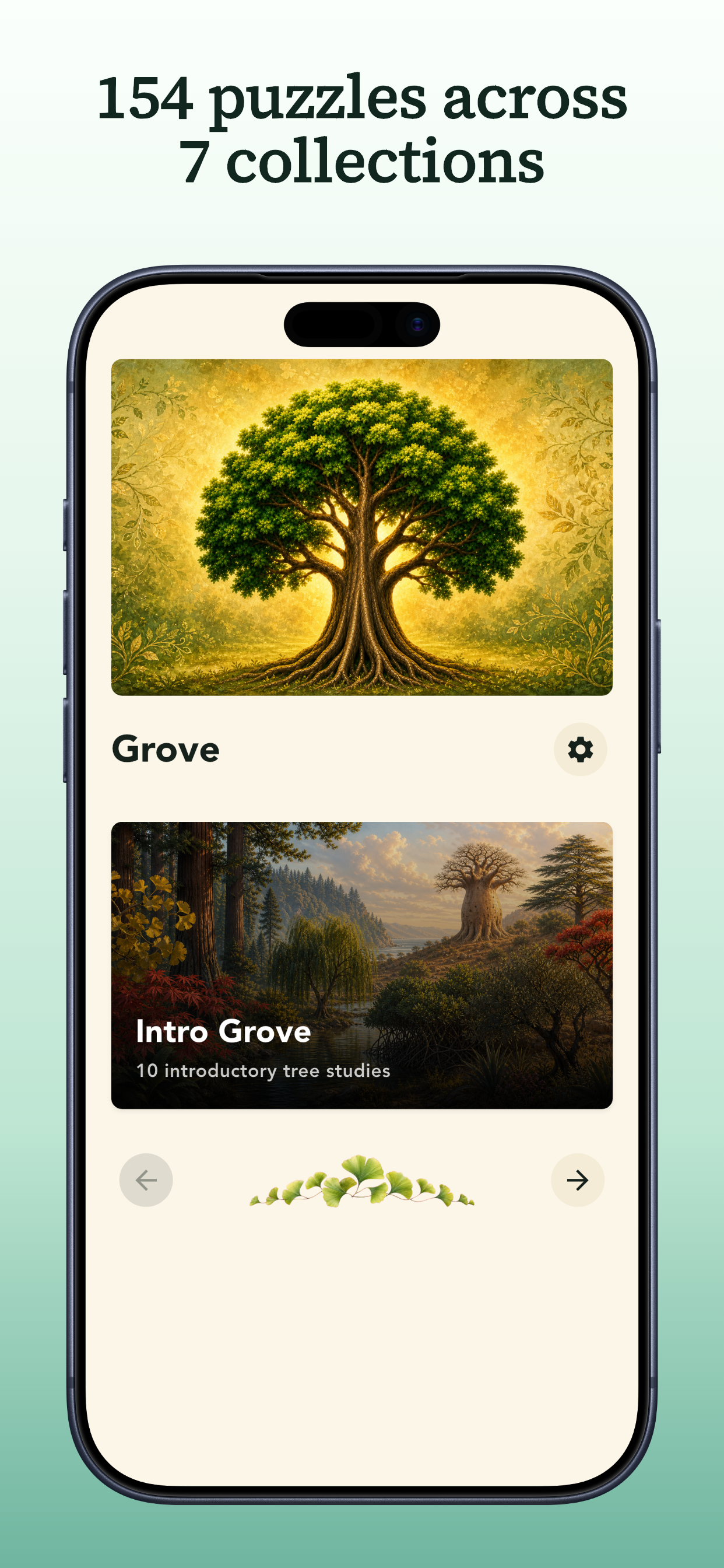 Grove: Botanical Art Puzzles screenshot 5
