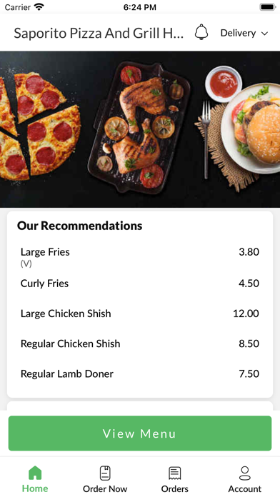 Saporito Pizza And Grill House Screenshot