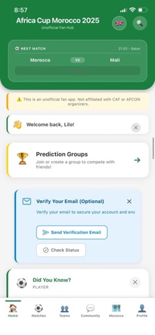Africa Cup 2025 Unofficial App screenshot