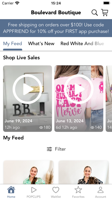 Boulevard Boutique Screenshot