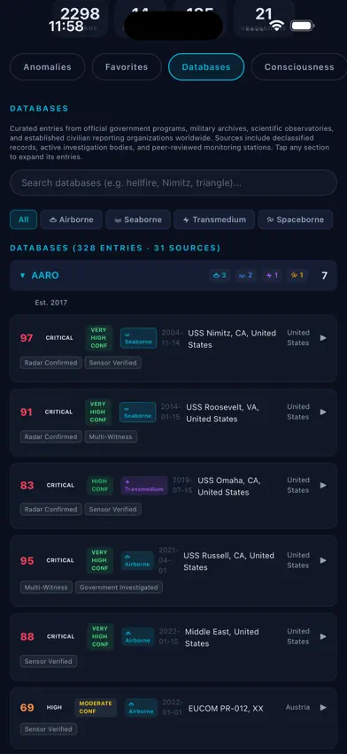 AllDomain: UAP Intelligence screenshot 5