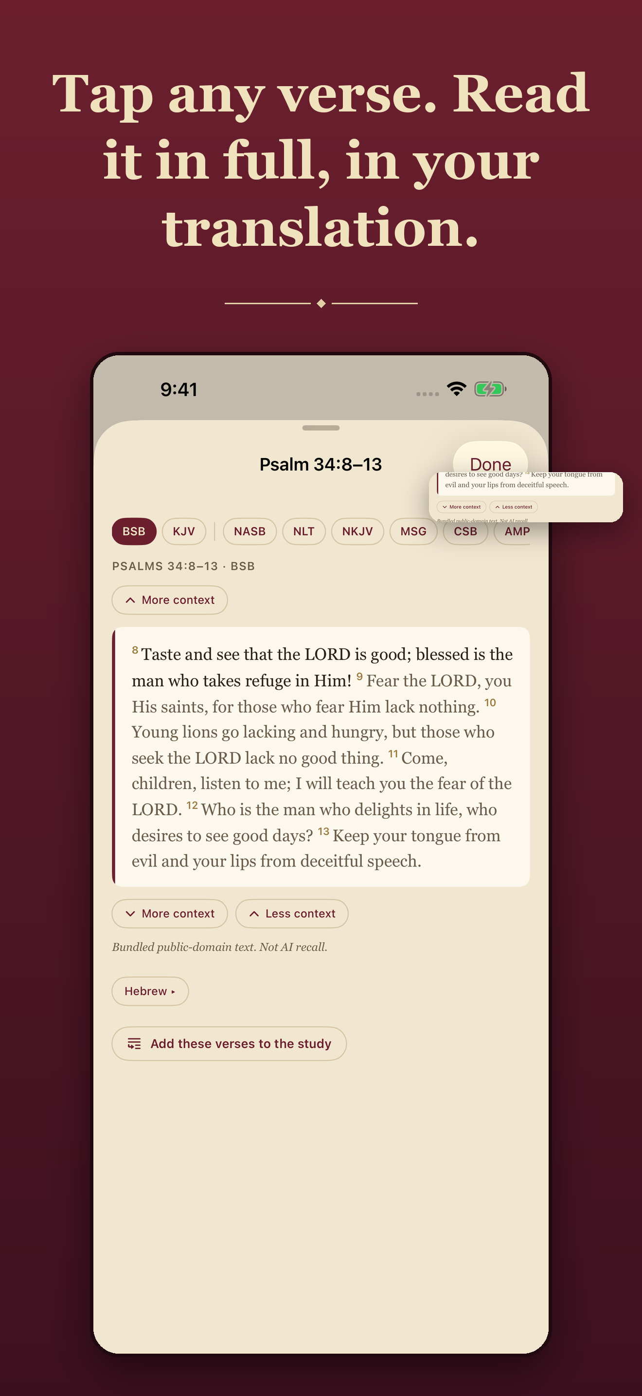 The Bible Study App screenshot 5