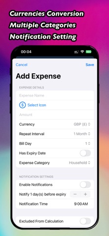 Expense Tracker Hero Screenshot 2 of 5