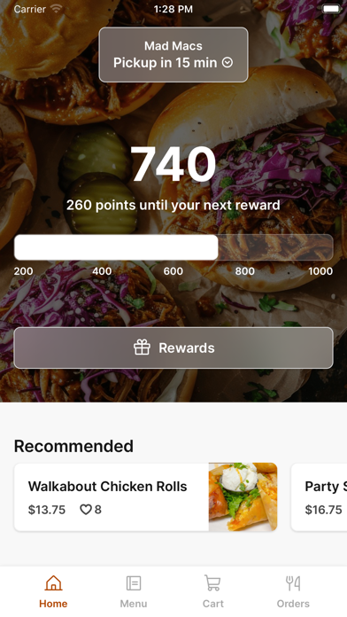 MadMacs iPhone screenshot 1 - Food & Drink app
