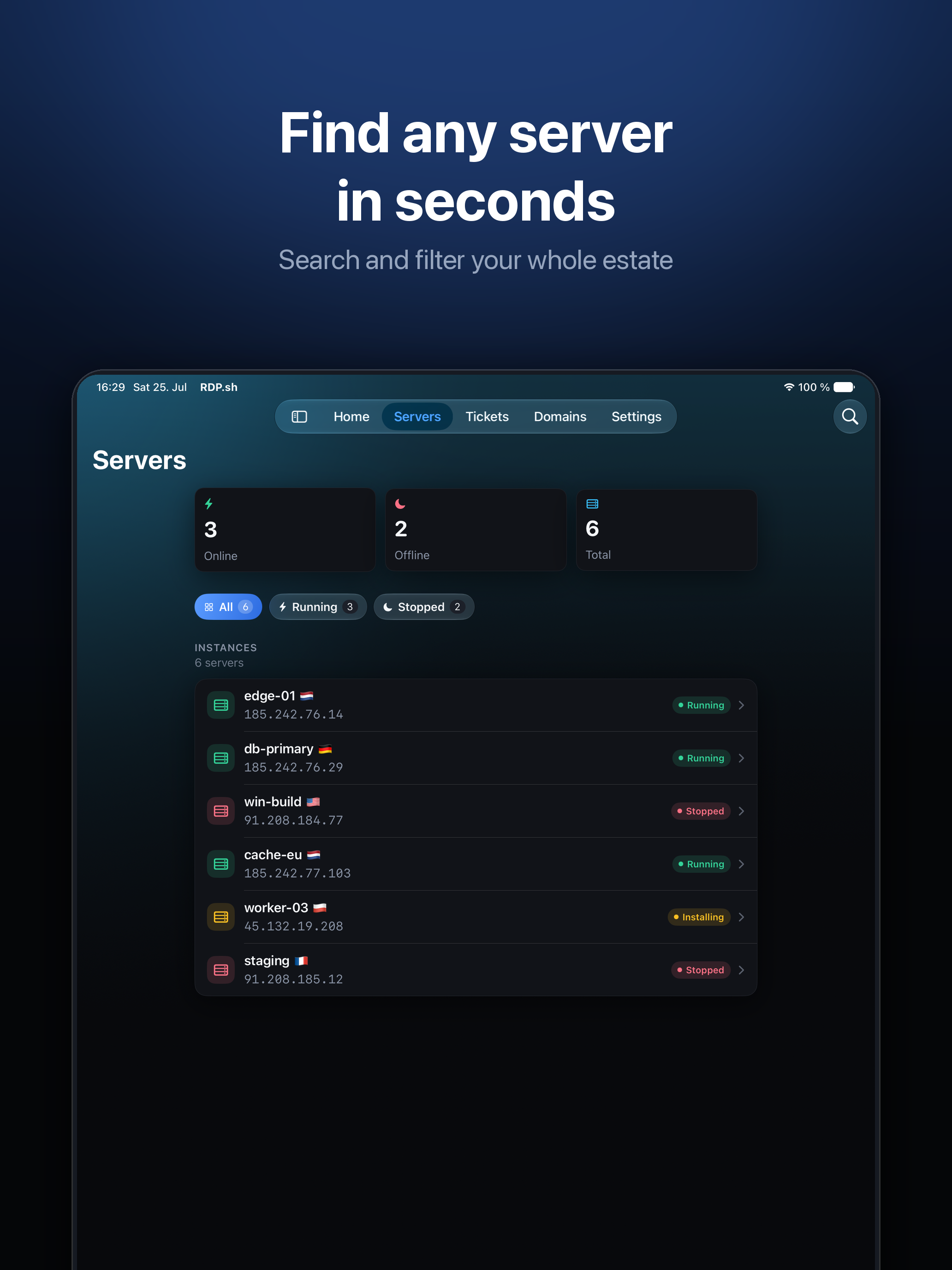 RDP.sh screenshot 7