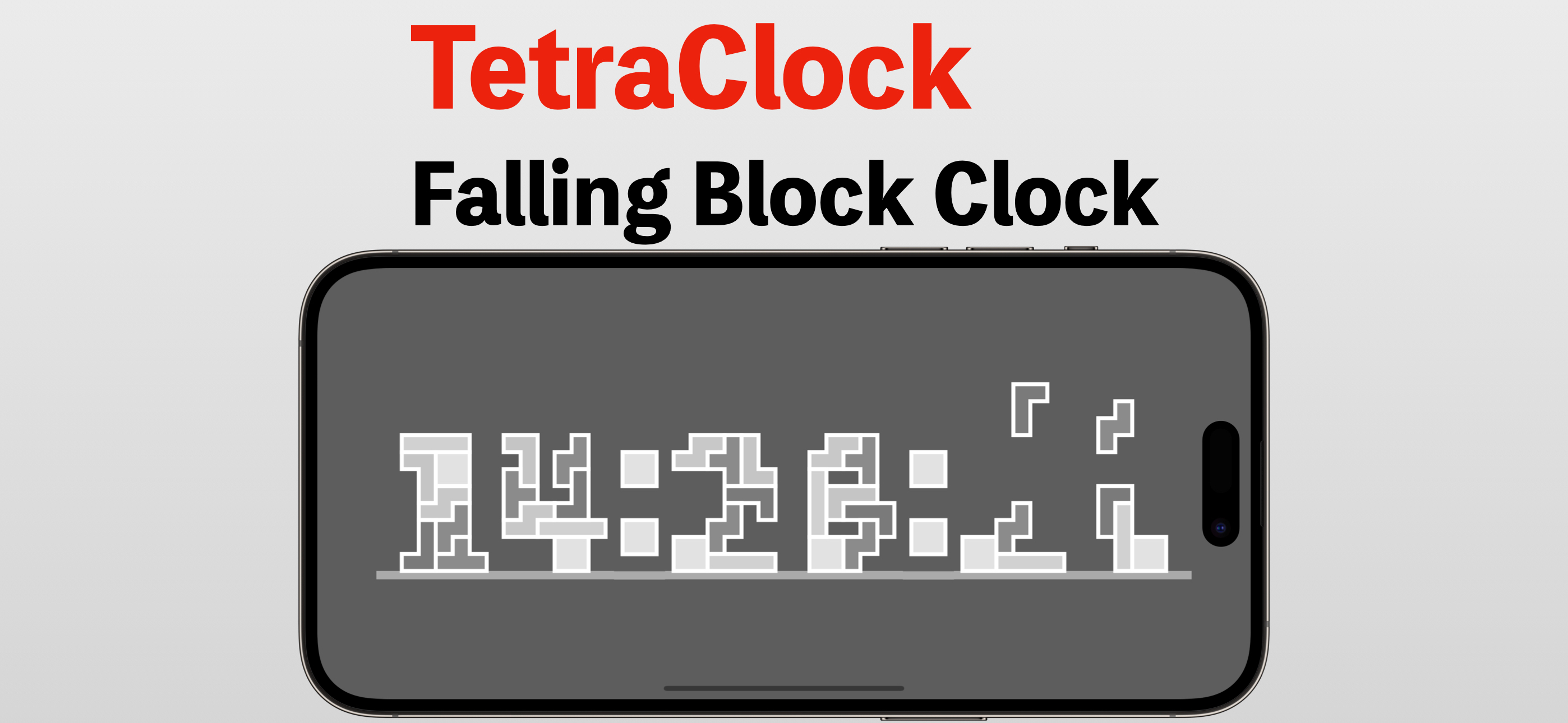 TetraClock - Falling Block screenshot 4