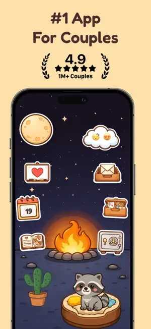 Pookie: Couple Widgets + Games screenshot 1
