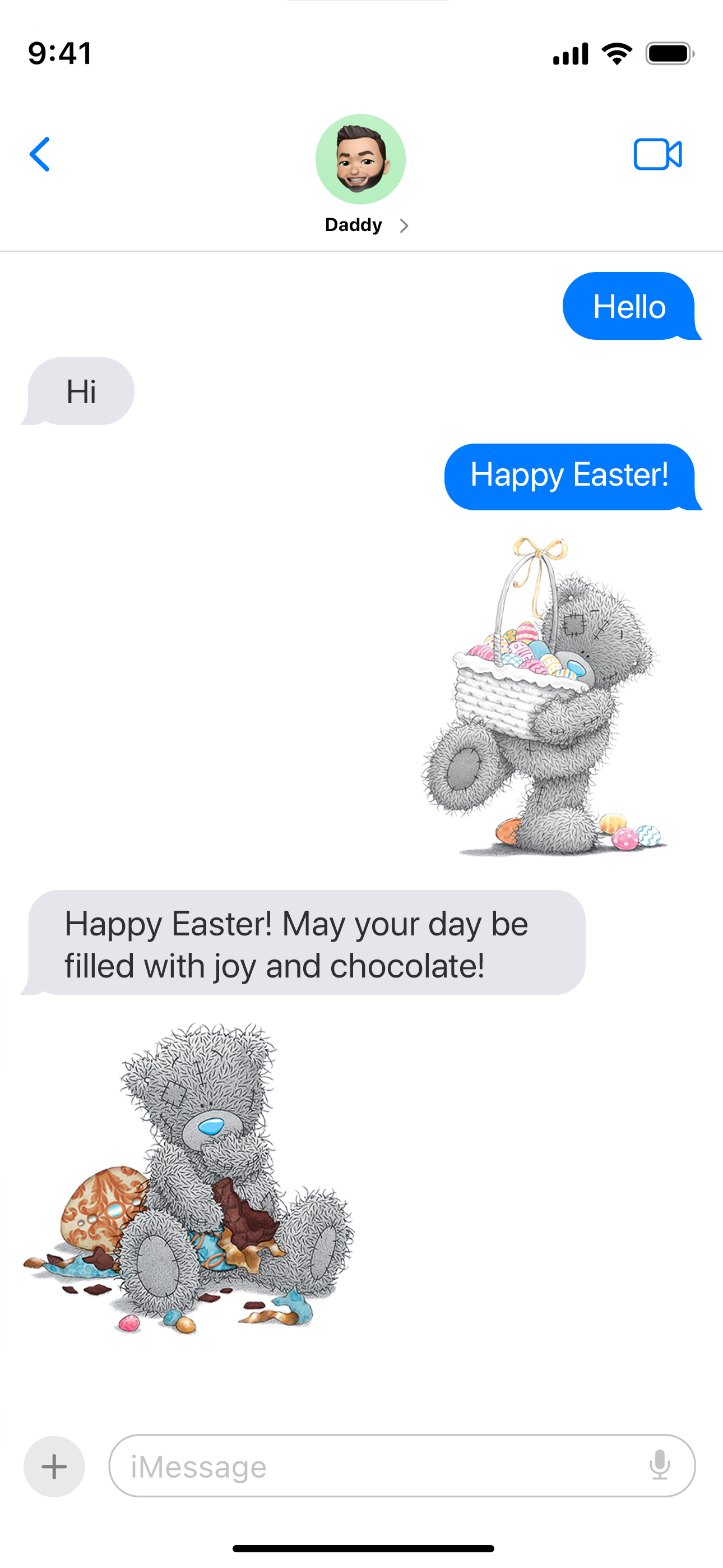 Me to You Easter Stickers screenshot 4