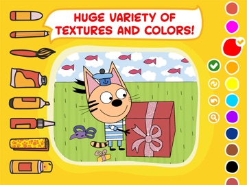 Kidecats Coloring Book iPad screenshot