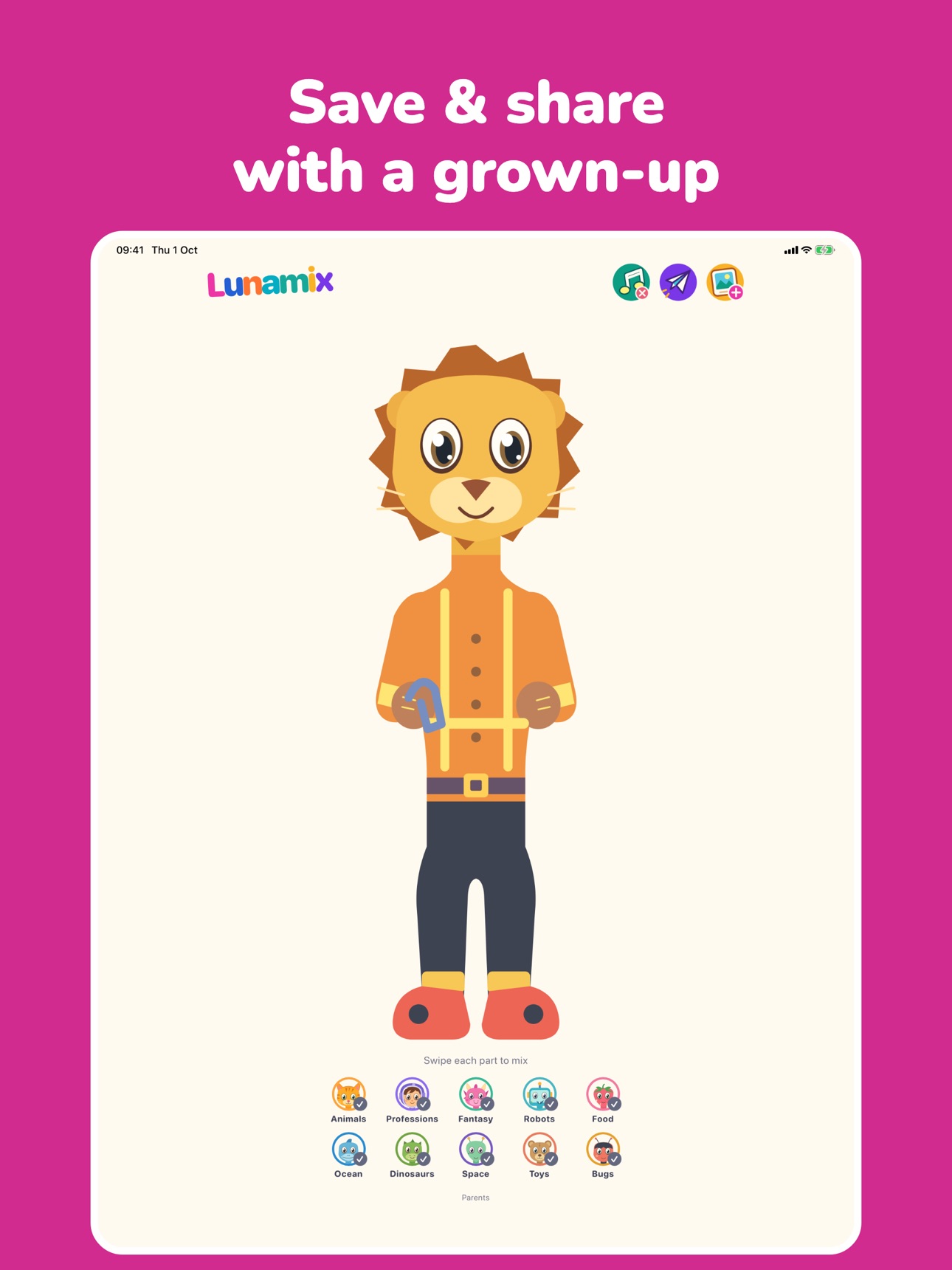 Screenshot 9 of Lunamix Kids: Mix & Match