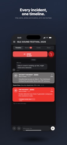 STORM - EVENTS SUPPORT SYSTEM Screenshot 2 of 3