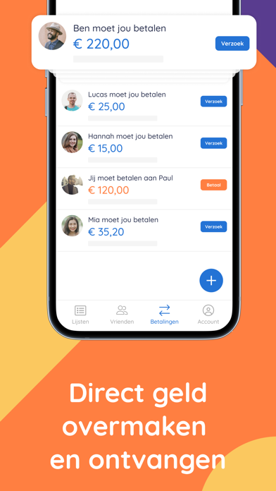WieBetaaltWat - Splitser iPhone screenshot 8