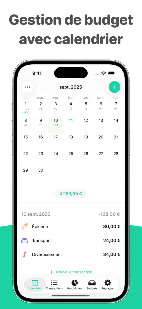 Screenshot #1 pour Gestion Budget - Simple Money