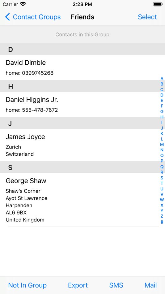 #4. Contact Groups (iOS) 由: Godfrey Raftesath