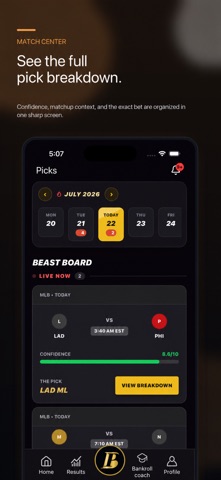 PickBeastSports Screenshot 2 of 5