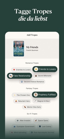 bookie: Buch Tracker & Lesen iPhone screenshot 7