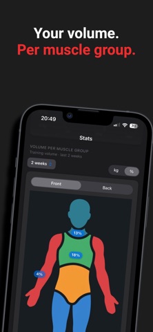 Workout Log & Tracker – Liftr Screenshot 6 of 9