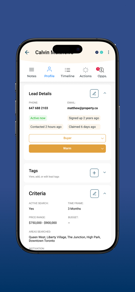 Property.ca CRM screenshot 5