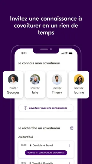 Capture d'écran de BlaBlaCar Daily (Covoiturage) sur iPhone 2
