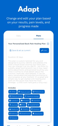 Heal Back Pain iPhone screenshot