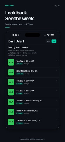 EarthAlert: Earthquake Tracker Screenshot 4 of 4