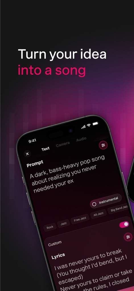 Udio: AI Music Maker & Studio - See how Udio transforms text prompts into complete songs, offering intuitive genre selection tags for precise creative direction.