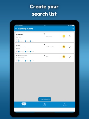 Clothing Alerts ipad screenshot 2