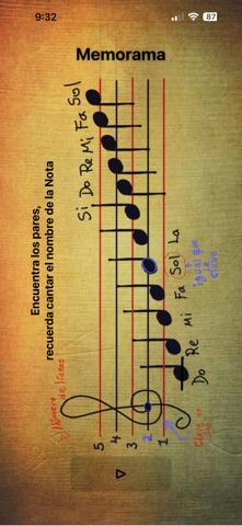 Memorama Clave de Sol screenshot