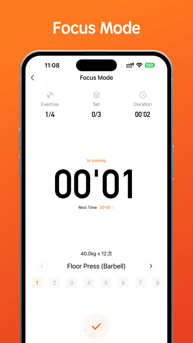 Workout & Calorie Tracker Screenshot