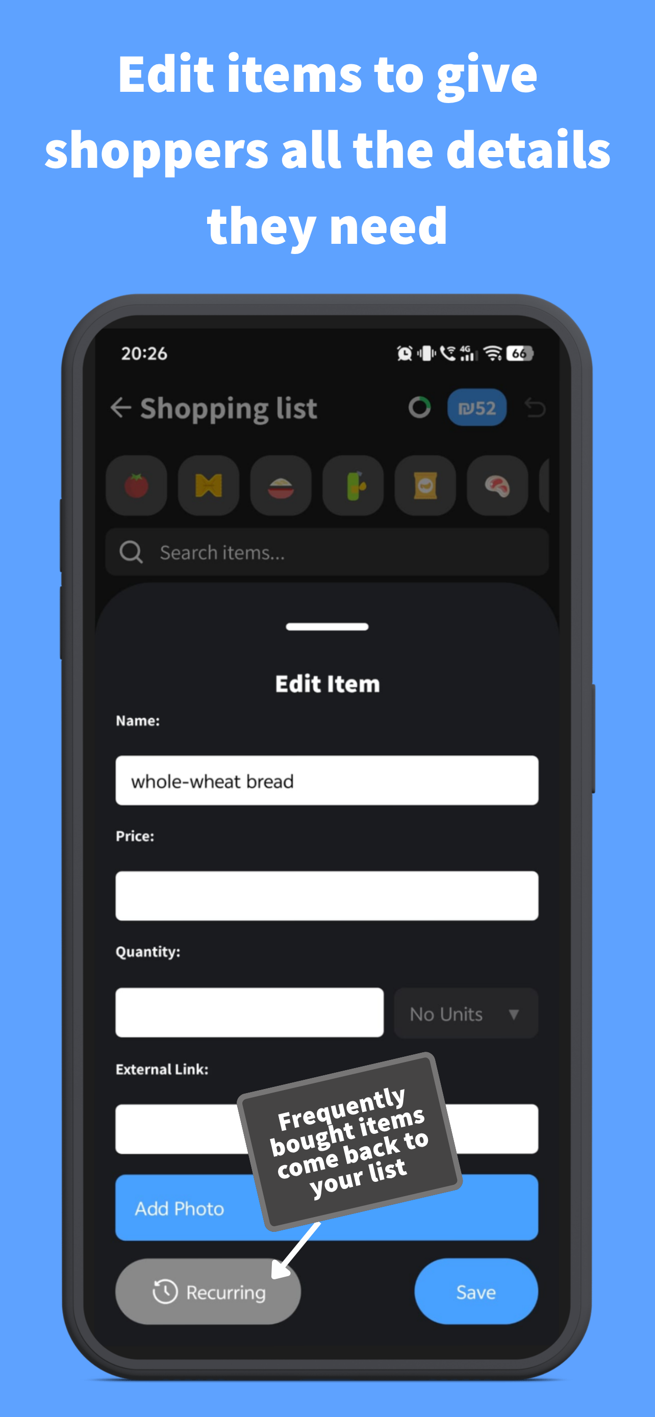 SnapList – Shopping list AI screenshot 4