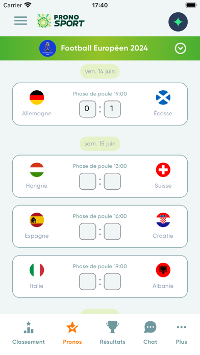 Prono SPORTS Screenshot