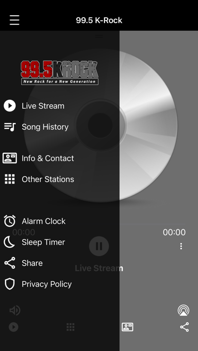 WNGE 99.5 KRock iPhone screenshot 2 - Entertainment app