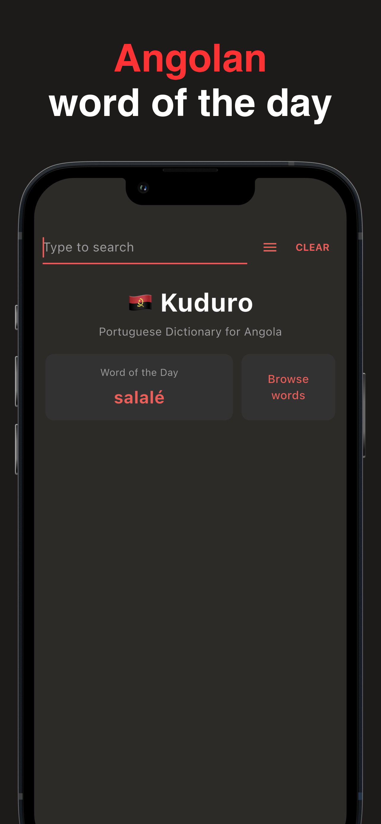 Kuduro: Angolan Dictionary