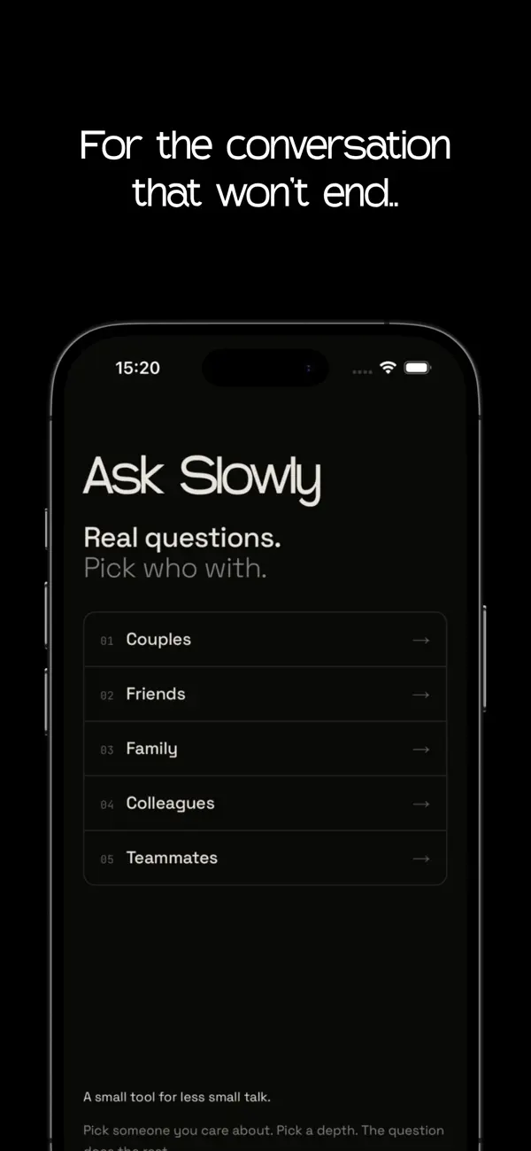 Screenshot #2 pour Ask Slowly