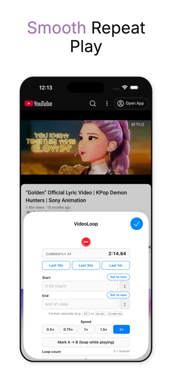 Screenshot #3 pour Video Looper - for Safari