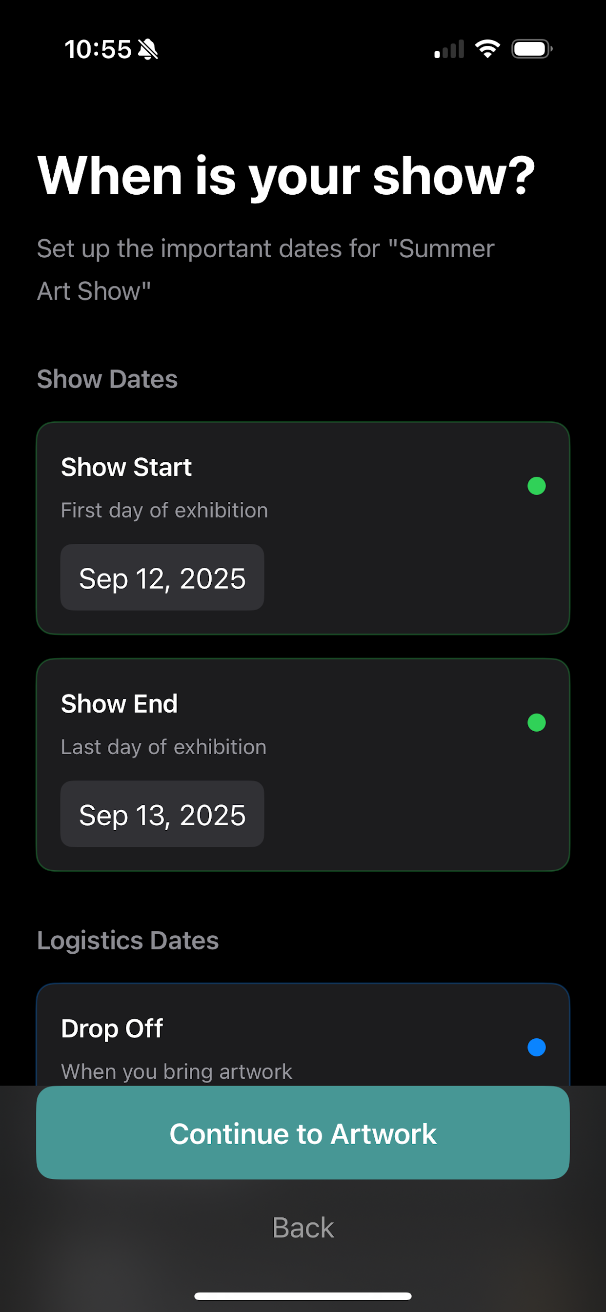 Art Show Tracker by Lignia.art