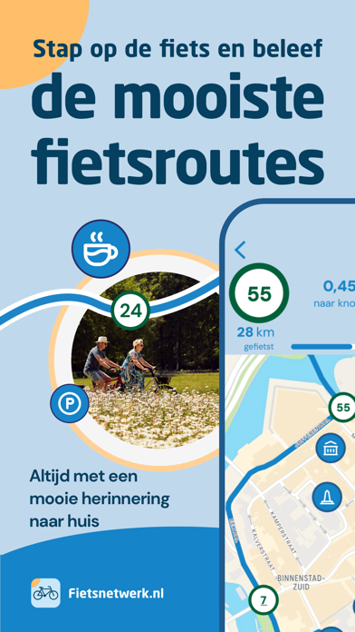 Screenshot #1 pour Fietsnetwerk - Fiets app