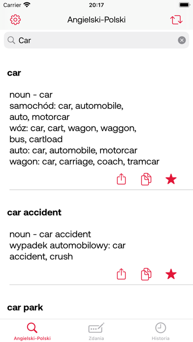 Polish English Dictionary! Screenshot
