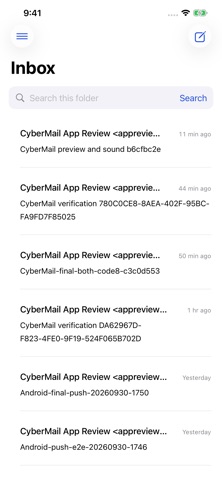 CyberMail screenshot 1