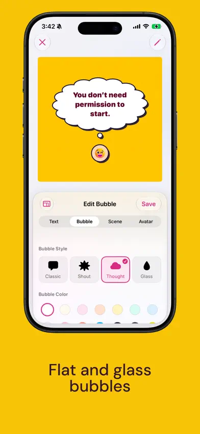 Bubbly: Quote Card Maker screenshot 4