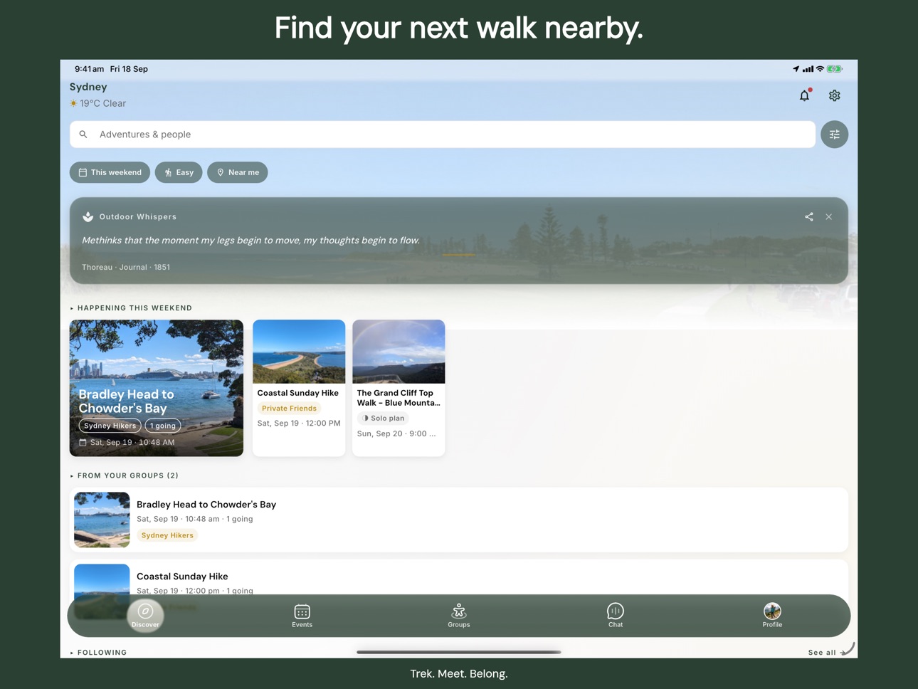 Screenshot 8 of TrekMeet: Hiking & Outdoors