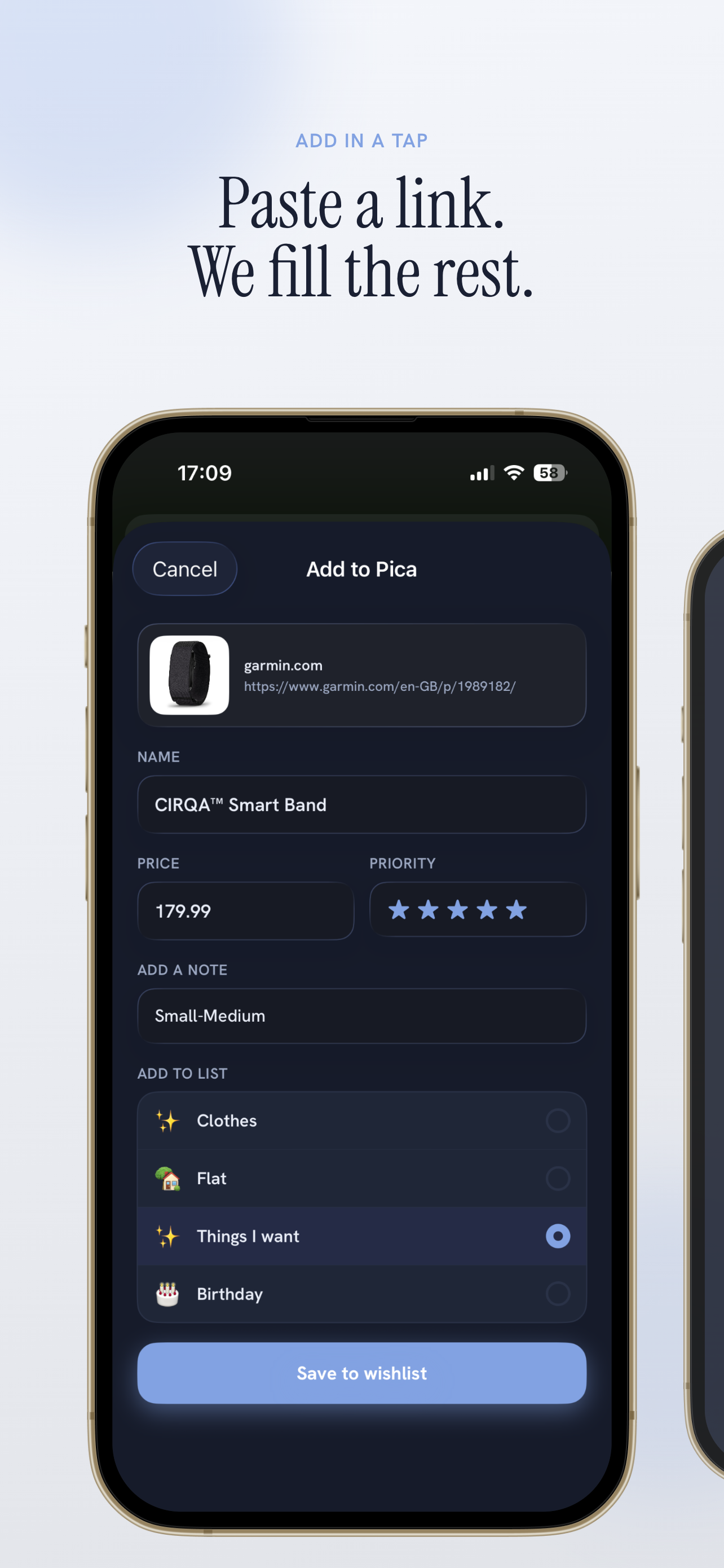 Pica - Your Digital Wishlist screenshot 3