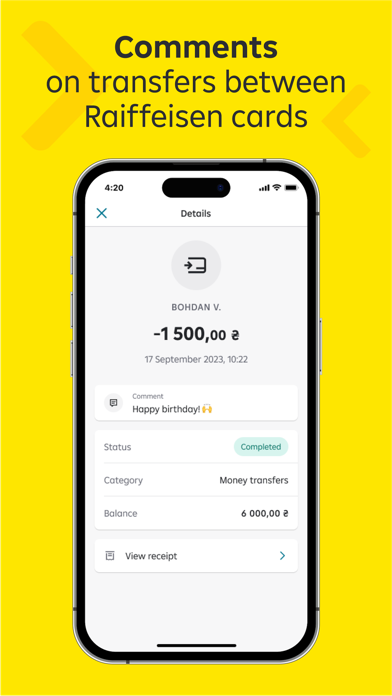 MyRaif from Raiffeisen Bank iPhone screenshot 4 - Finance app