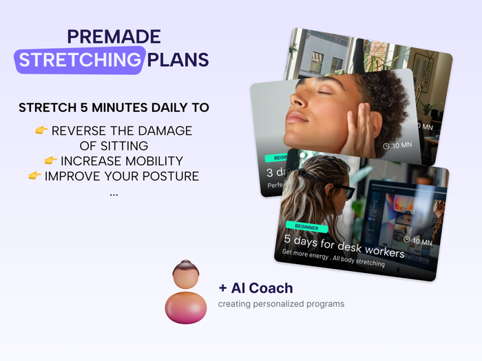 Stretch routine, pose - ABI